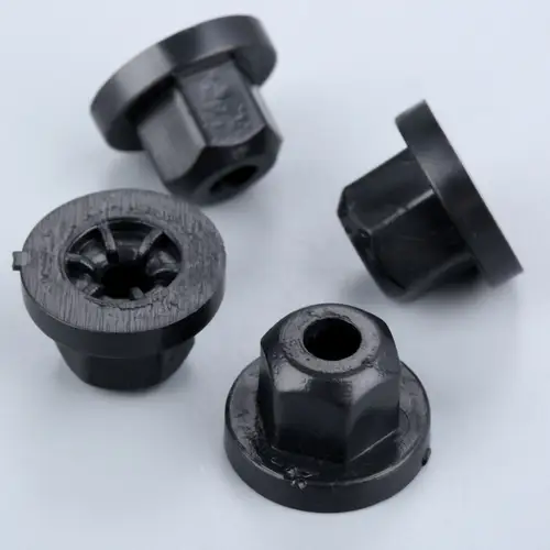 20pcs Exterior Plastic Body Nut Flange Clips for BMW Mercedes 5mm Nylon Flange Nut 10mm Hex Fit 1995-2001 7 Series 738 740 750 - Image 2