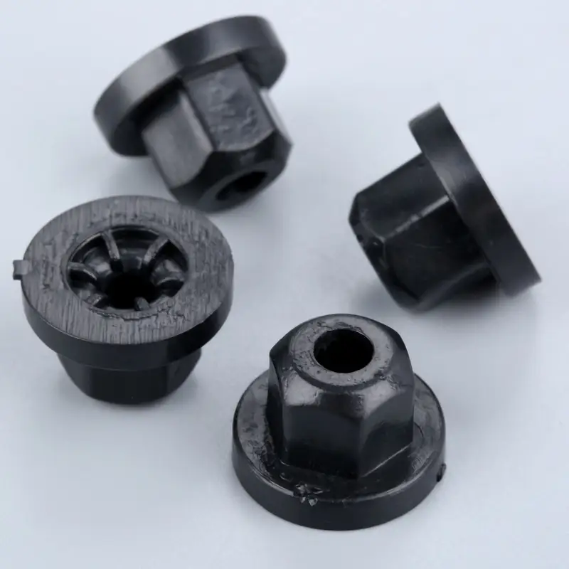 20pcs Exterior Plastic Body Nut Flange Clips for BMW Mercedes 5mm Nylon Flange Nut 10mm Hex Fit 1995-2001 7 Series 738 740 750 - Image 2