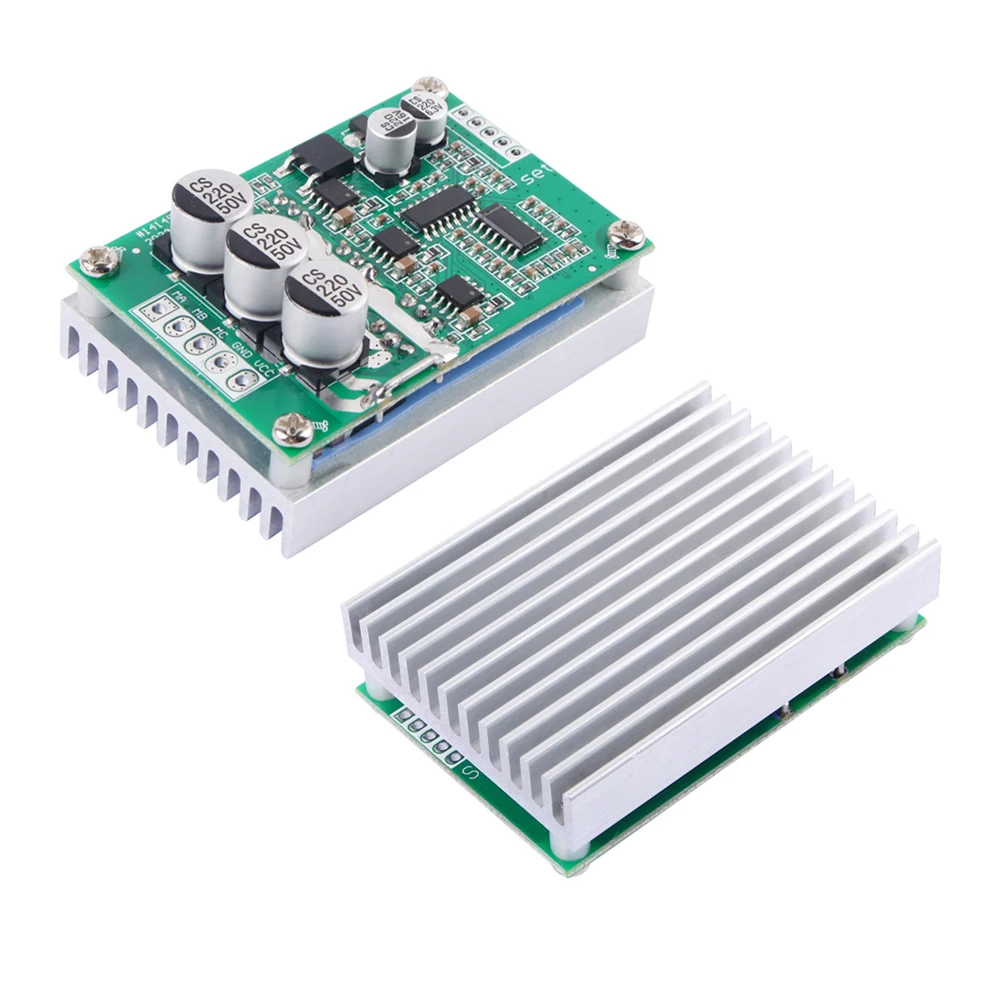 DC12-36V 15A High Power Foward Reverse Speed Regulator Module Speed Controller 500W Brushless Hall Free Motor Driver Board