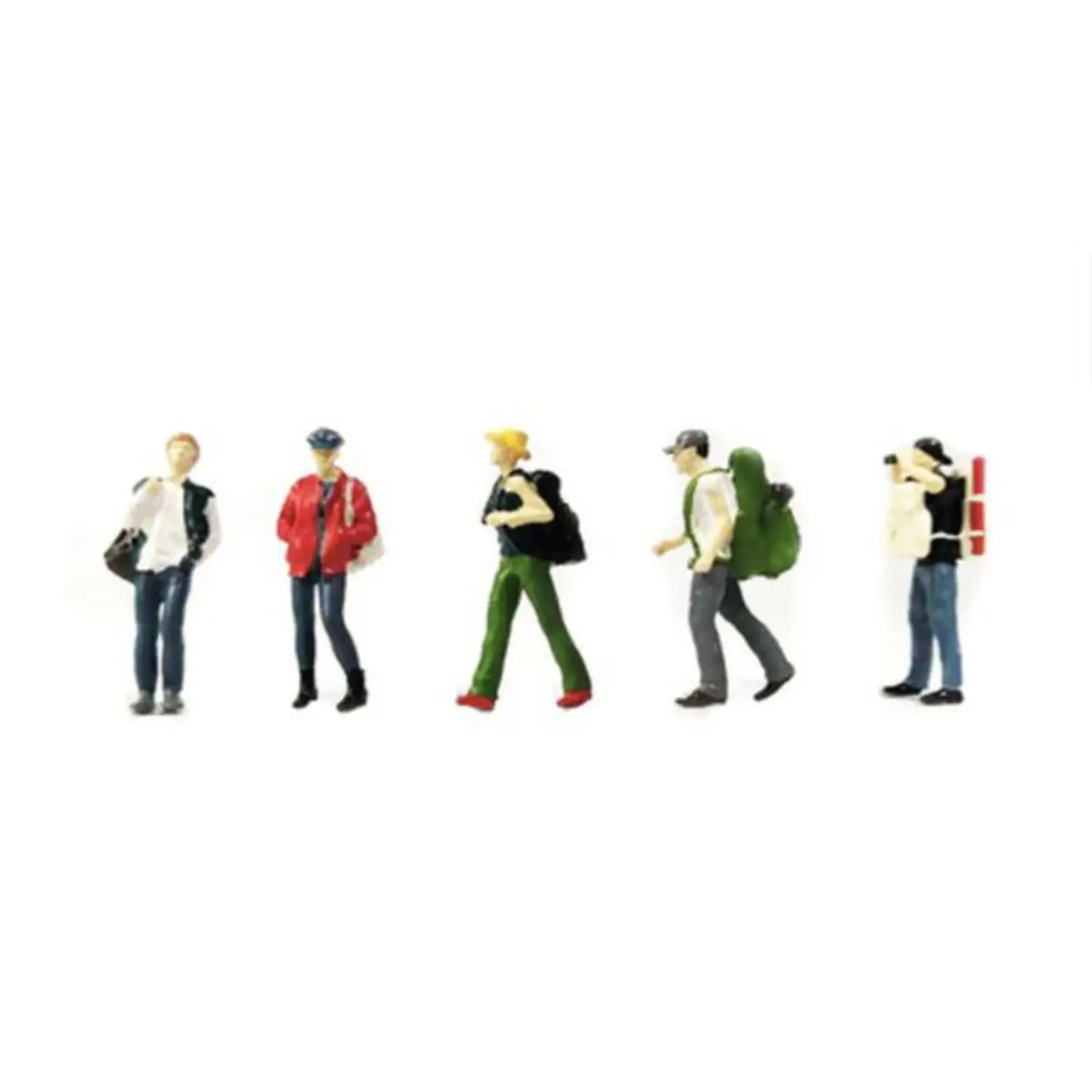 1/64 Scale Model People Diorama Figures Tiny People Model Trains Architectural for Accessories