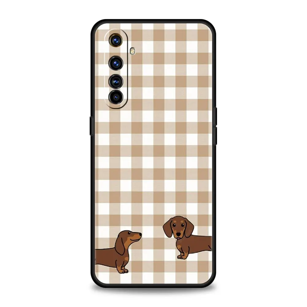 Cute Dachshund and Bulldog Design Phone Case Cover
