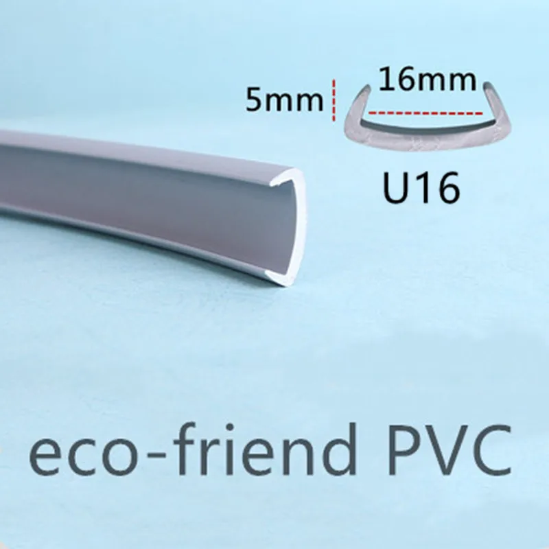 U Edge Banding Veneer Edging Furniture Soft PVC Edgeband  9MM 10MM 12MM 14MM 16MM 18MM 20MM 25MM White Beige Gray Black brown