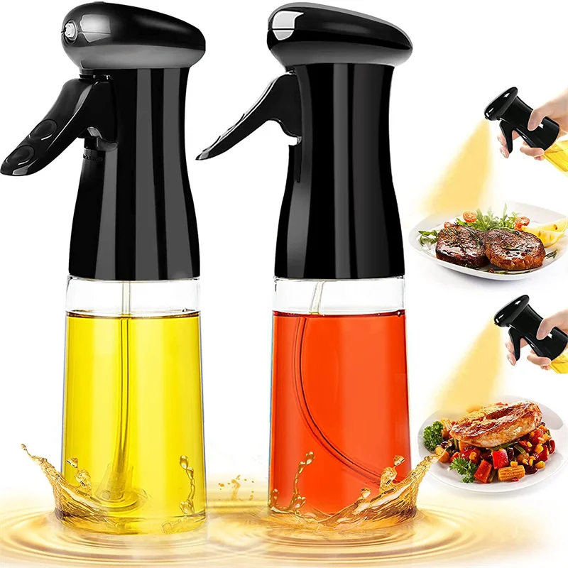 220ml Oil Spray Bottle Kitchen Olive Oil Fan Shape Sprayer Pepper Spray