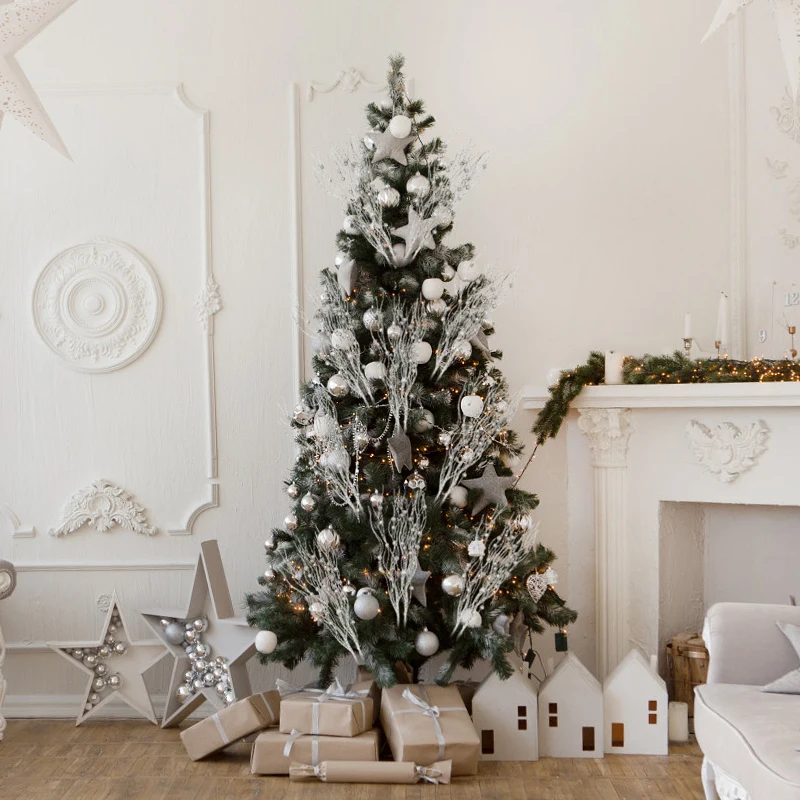 5/1 stücke Weihnachten Künstliche Glitter Berry Stem Zweige Weihnachten Baum Ornament 2025 Neue Jahr Dekoration Für Home DIY Vase füller – Detail 3