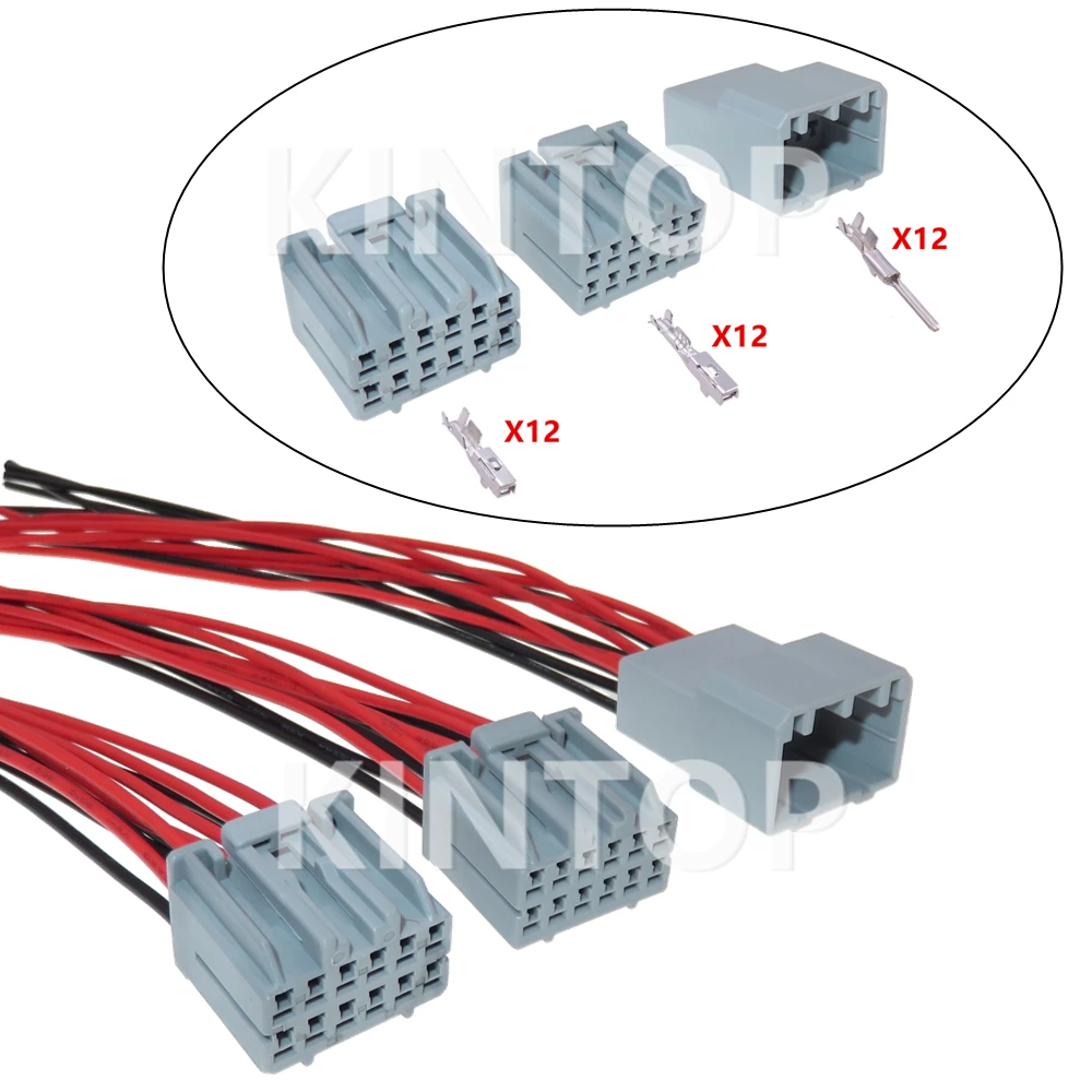

1 Set 12 Pins Car CD Player Socket 917978-6 178881-6 917978-1 Auto Multimedia Control Panel Power Amplifier Wiring Connector
