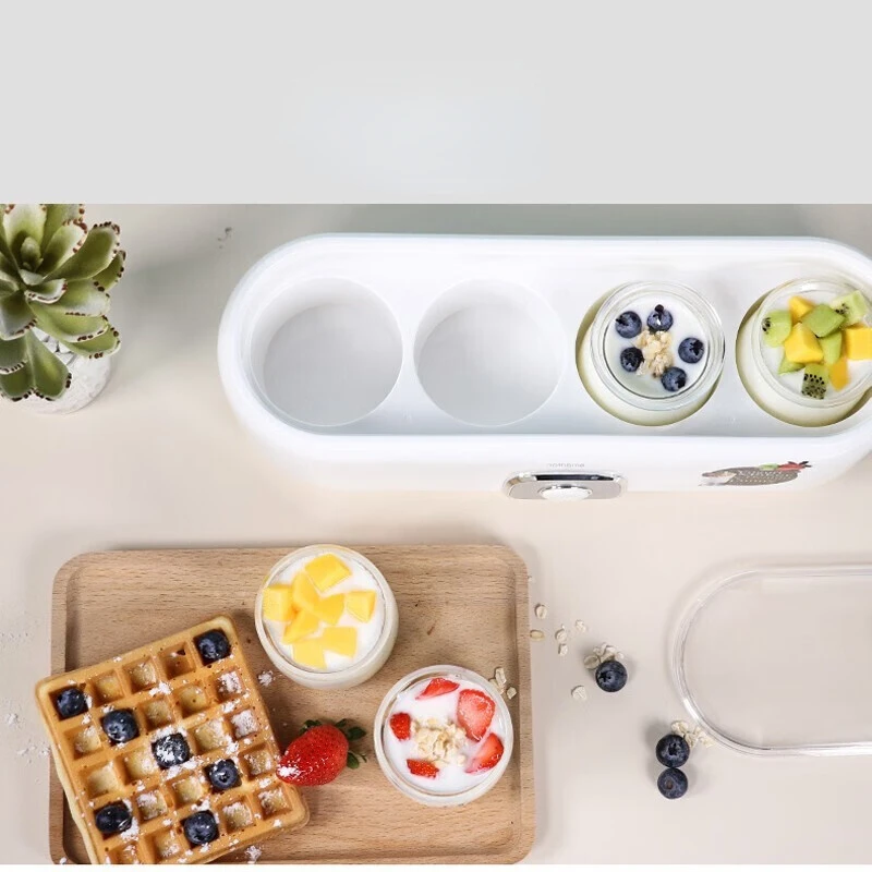 Yogurt Machine Homemade Old Yogurt Machine Pickle Rice Wine Fermentation Bacteria Glass Liner 4 Cup-Dividing