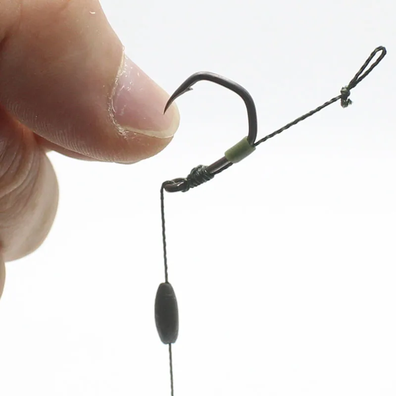 20PCS Carp Fishing Hooks Pinpoint Claw Hooks PTFE Coating High Carbon Stainless Steel Eyed Fish Hooks for Carp Fishing 4