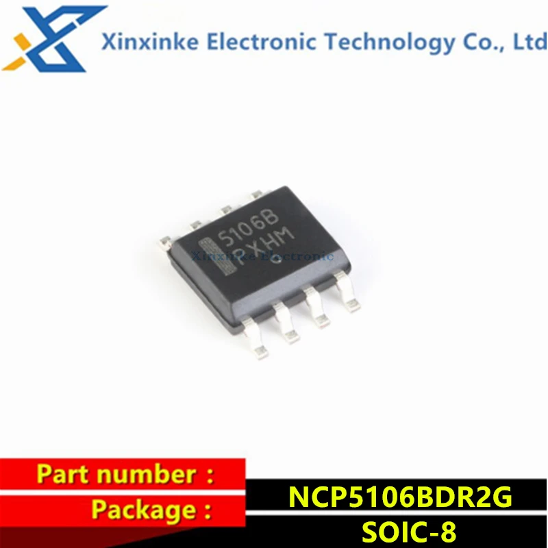 Чип драйвера NCP5106BDR2G SOIC-8 N-channel MOSFET/IGBT |