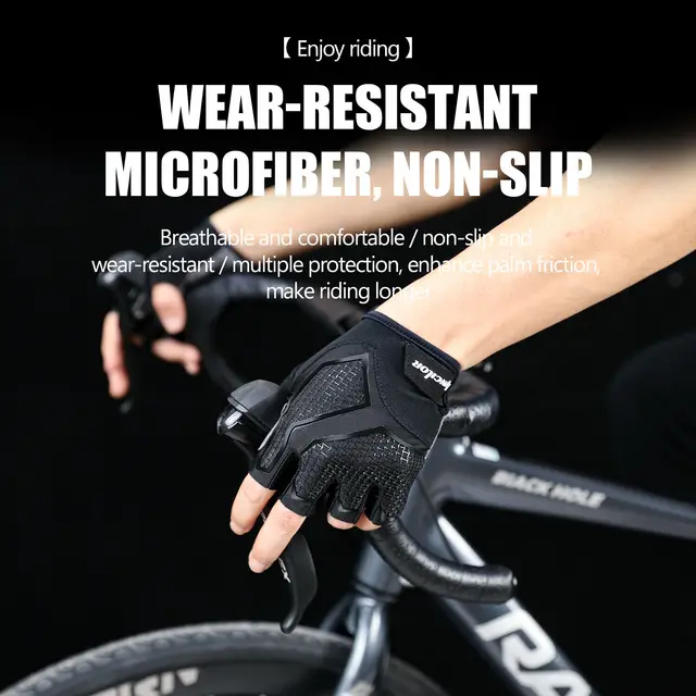 Anti-Slip Gel Pad Cycling Gloves – Shock-Absorbing Half-Finger Summer Gloves 6