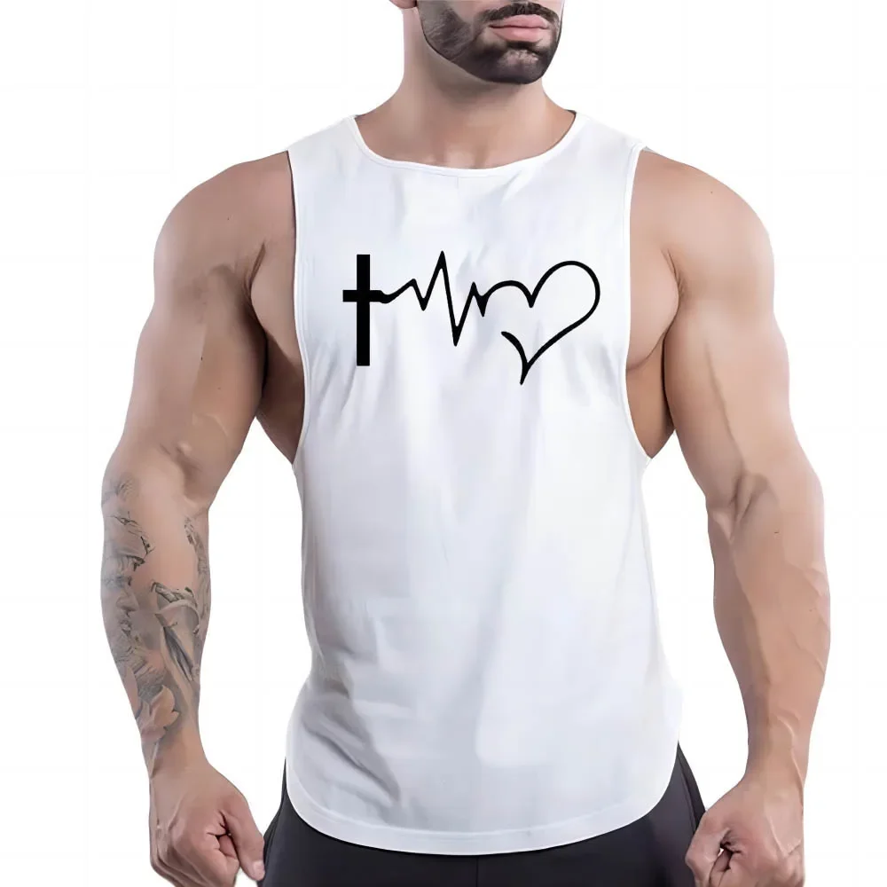 thumbnail image 1 of Camiseta sin mangas transpirable de secado rápido para hombre, ropa de moda para ocio, verano, Y2k, FNAF, gimnasio, exterior, baloncesto, estampado, deporte, camiseta sin mangas, 1 of 5