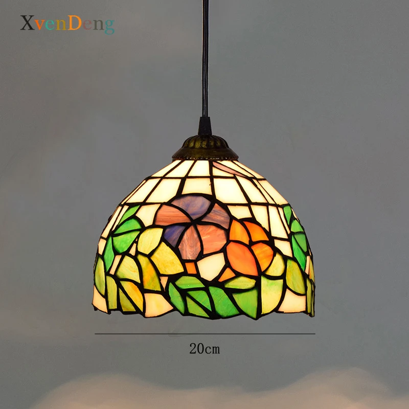 バロックスタイルのステンドグラス インテリアライト デスク用