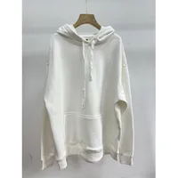 Heavyweight Silver Fox Fur Lined Hoodie Sweatshirt Shoulder Dropped Large Size Base Layer Shirt Warm Comfortable Casual Wear