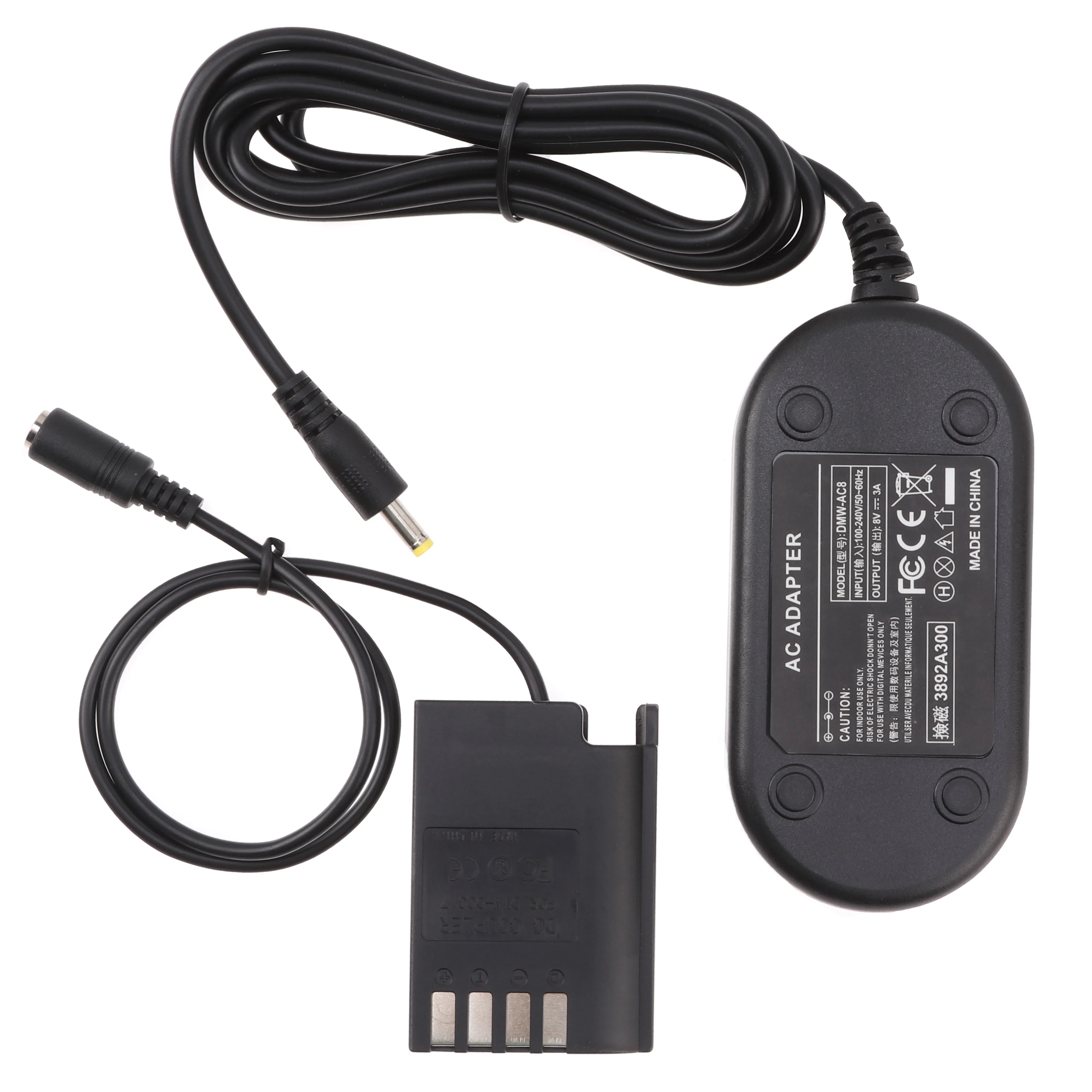 Adattatore Di Alimentazione Ca Fotga Dmw-Blk22/Dcc17 Cavo Accoppiatore Cc Per Panasonic S5K Gh5M2 Gh6 G9