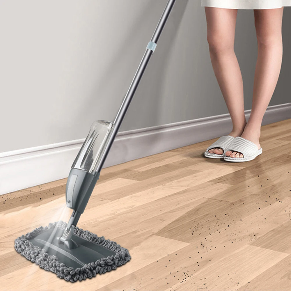 Spray mop Hand Free Dry Wet Dual-Use Flat Water Spray Household Wooden Floor