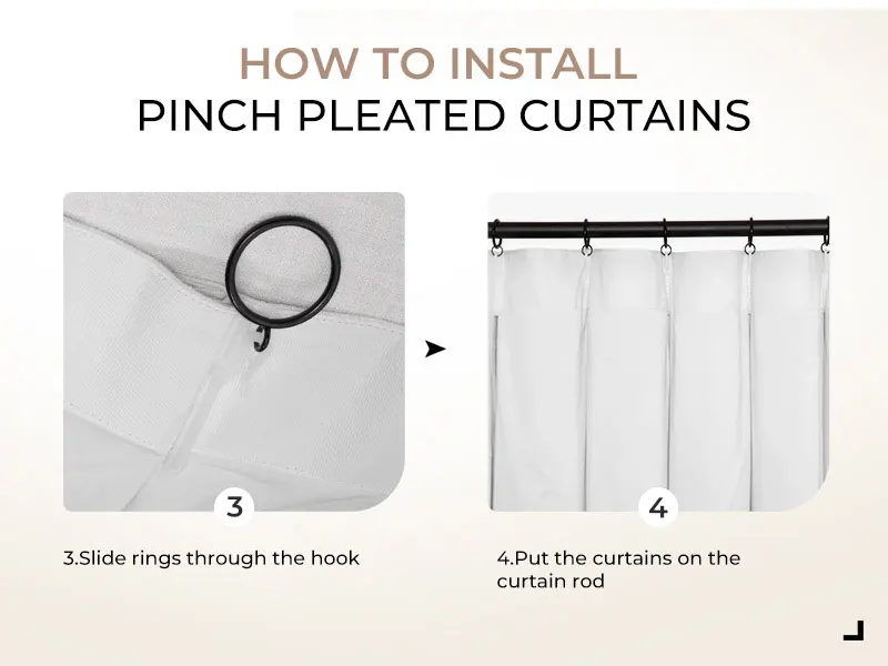 pinch pleated curtains 120 inches long