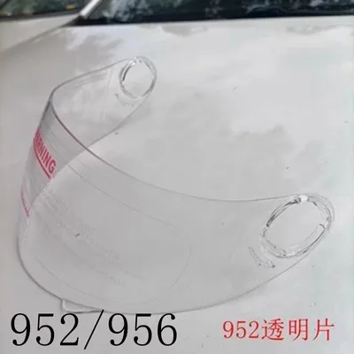 YOHE YH-952 YH-956, шлем на все лицо 952 956, обычные оригинальные линзы, прозрачный черный