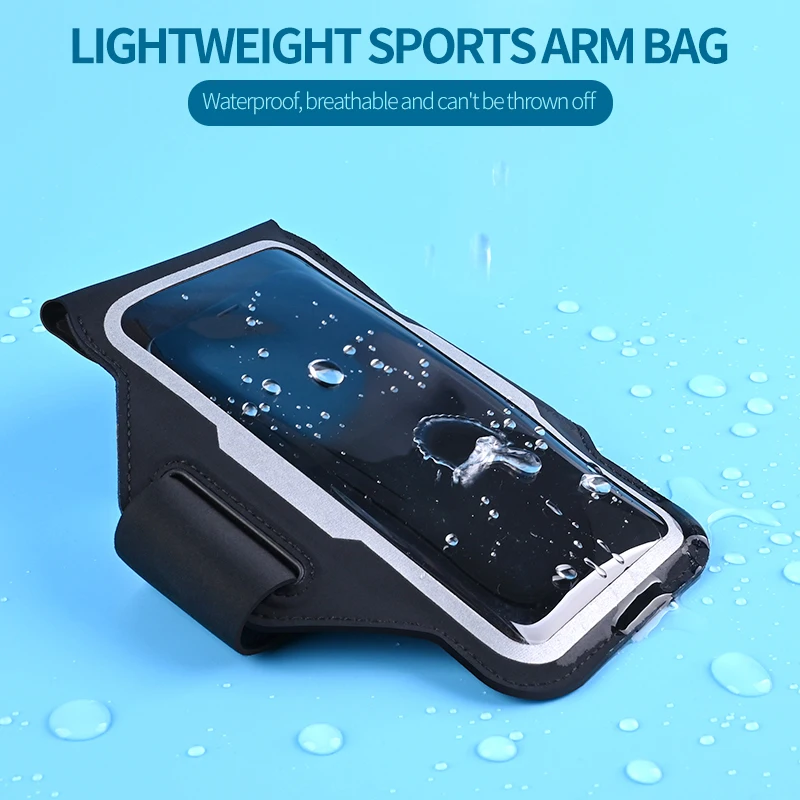 Ultra-thin Running Sports Armband For iPhone 15 14 13 12 11 Pro Max 15 Plus Universal Fitness Belt Arm Band Bag Pouch