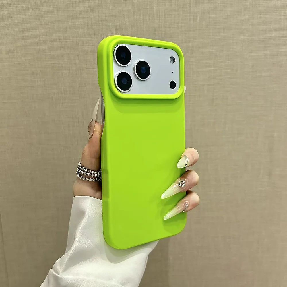 Colorful Solid Silicone Lightweight Semi-Wrapped Phone Case - Protective Cover