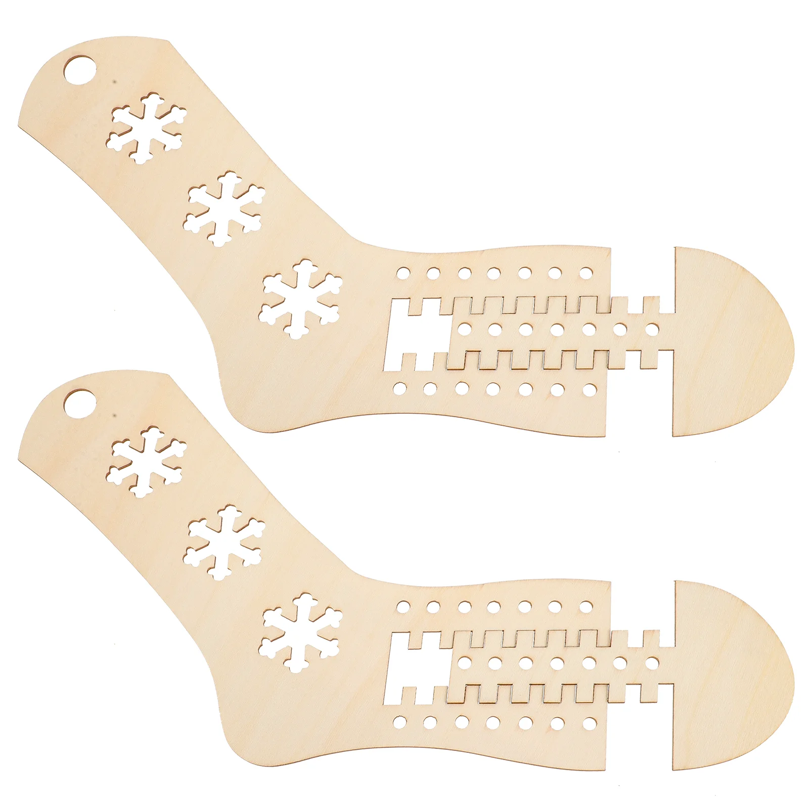 

2pcs Wooden Sock Blockers Knitting Sock Blockers Crochet Sock DIY Knitting Molds