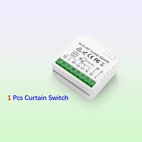 Wifi Rf Curtain Switch Tuya Smart Life Roller Shutter Module 433mhz Transmitter Remote Control Window Blinds Alexa Google Home - Image 10