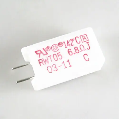 

1PC Cement resistance RWT05 6.8ΩJ 142℃ 5W with temperature protection