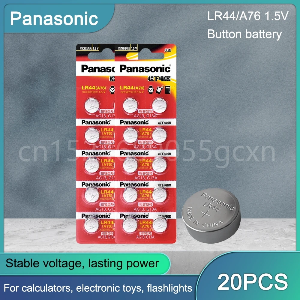 Pile Panasonic LR44 (AG13) 1.5 V