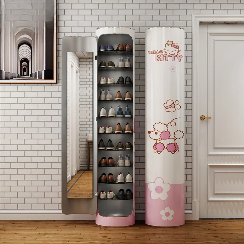 ArmoireChaussuresRotative360RangementdEntredeMaisondeCl