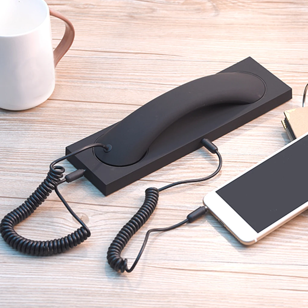 

Classic Telephone Receiver Professional External Cellphone Handset white