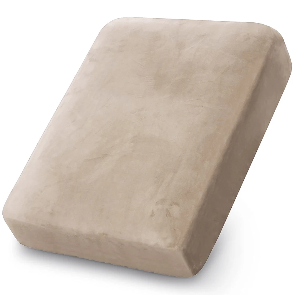 Weiche Samt-Sofabezüge Elastische Couchüberwürfe Luxuriöse Schlichte Wohnzimmer-Chaiselongue-Abdeckung Haustierfreundlich Abnehmbar Warm – Detail 12
