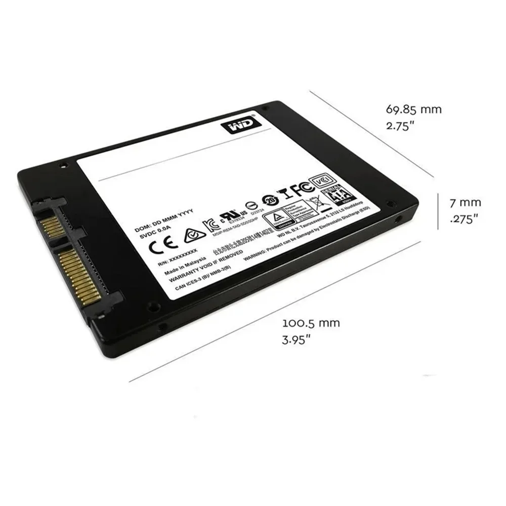Western Digital SATA3 SSD WD GREEN 2.5
