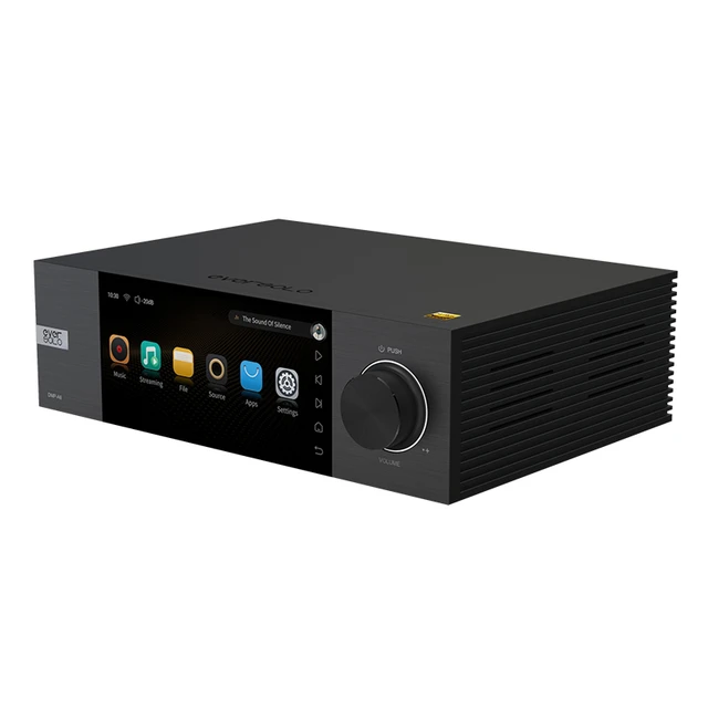  Eversolo DMP-A6 Streamers, Network Player, Music Service and  Streaming MQA Full Decode, DAC, DSD512 PCM768kHz/32Bit Bluetooth 5.0 aptX  HD, 6''HD Touchscreen, Exclusive App : Electronics