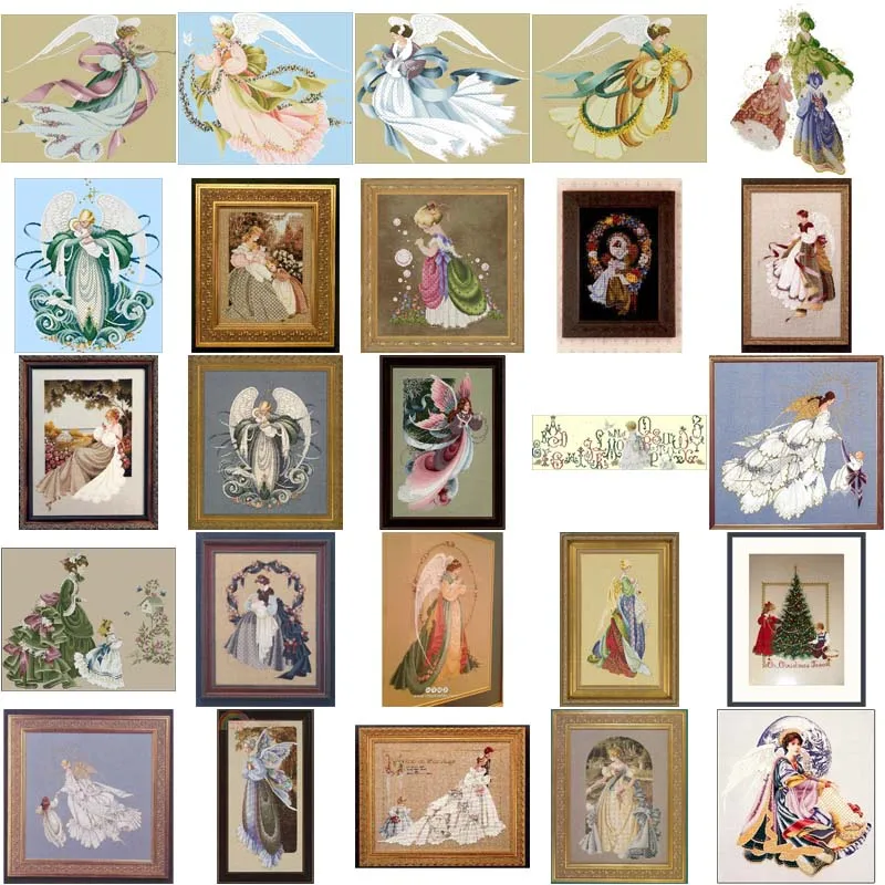 

Набор для вышивки крестиком на холсте, вышивка своими руками, вышивка Se Bf-Butterfly Fairy, детский Ангел, 14CT, 18CT, 25CT