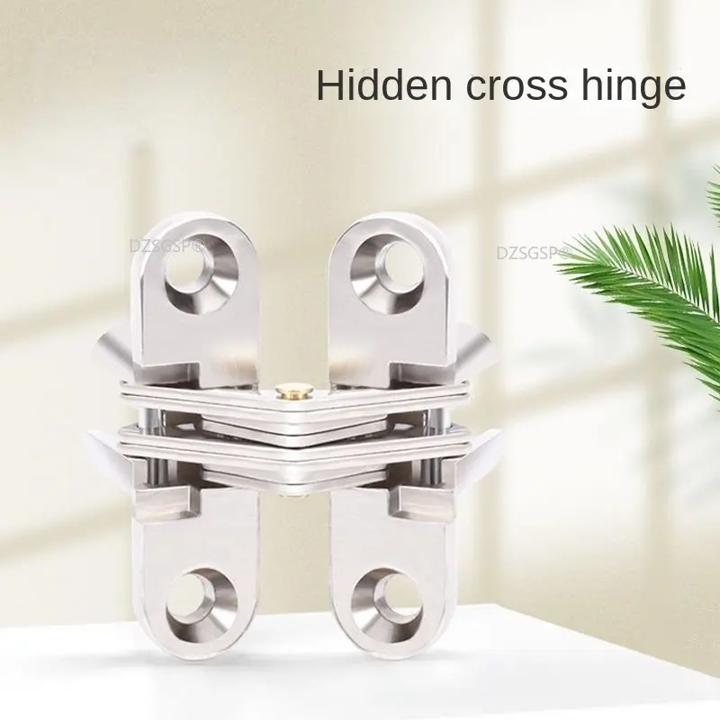 Invisible Hinge 180 Degree material nickel color Invisible Folding Door Soss Hinge