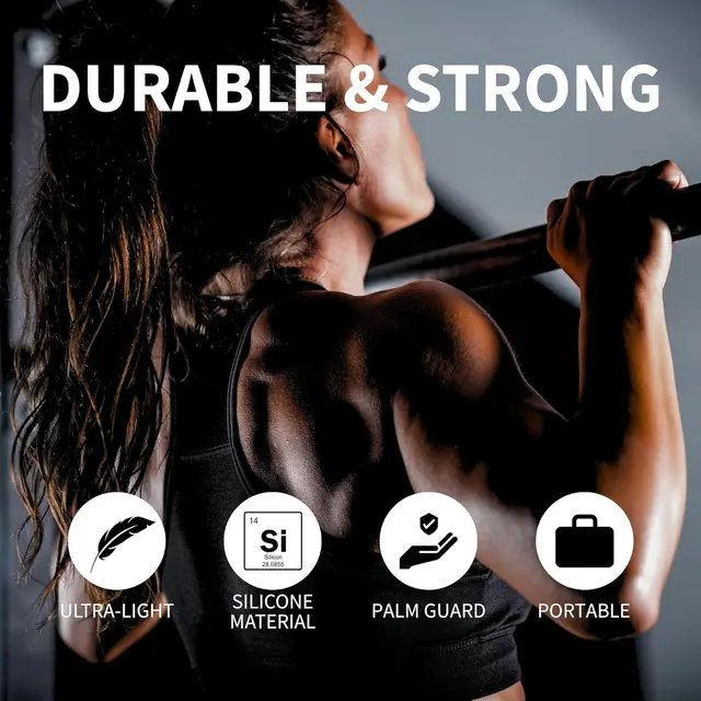 Anti-Slip Workout Grips Gym Grips Weight Lifting Grips Pads for Men Women Deadlift Fitness Training and Exercise 3