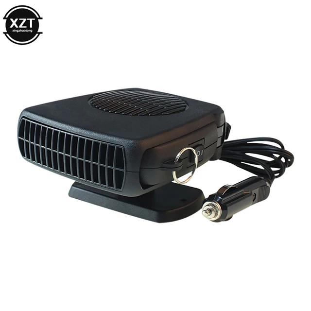 Chauffage électrique portable pour voiture, ventilateur de refroidissement,  sèche-linge, dél'offre buage de pare-brise, dégivreur anti-buée, 2 en 1,  12V, 24V, 120W, 200W