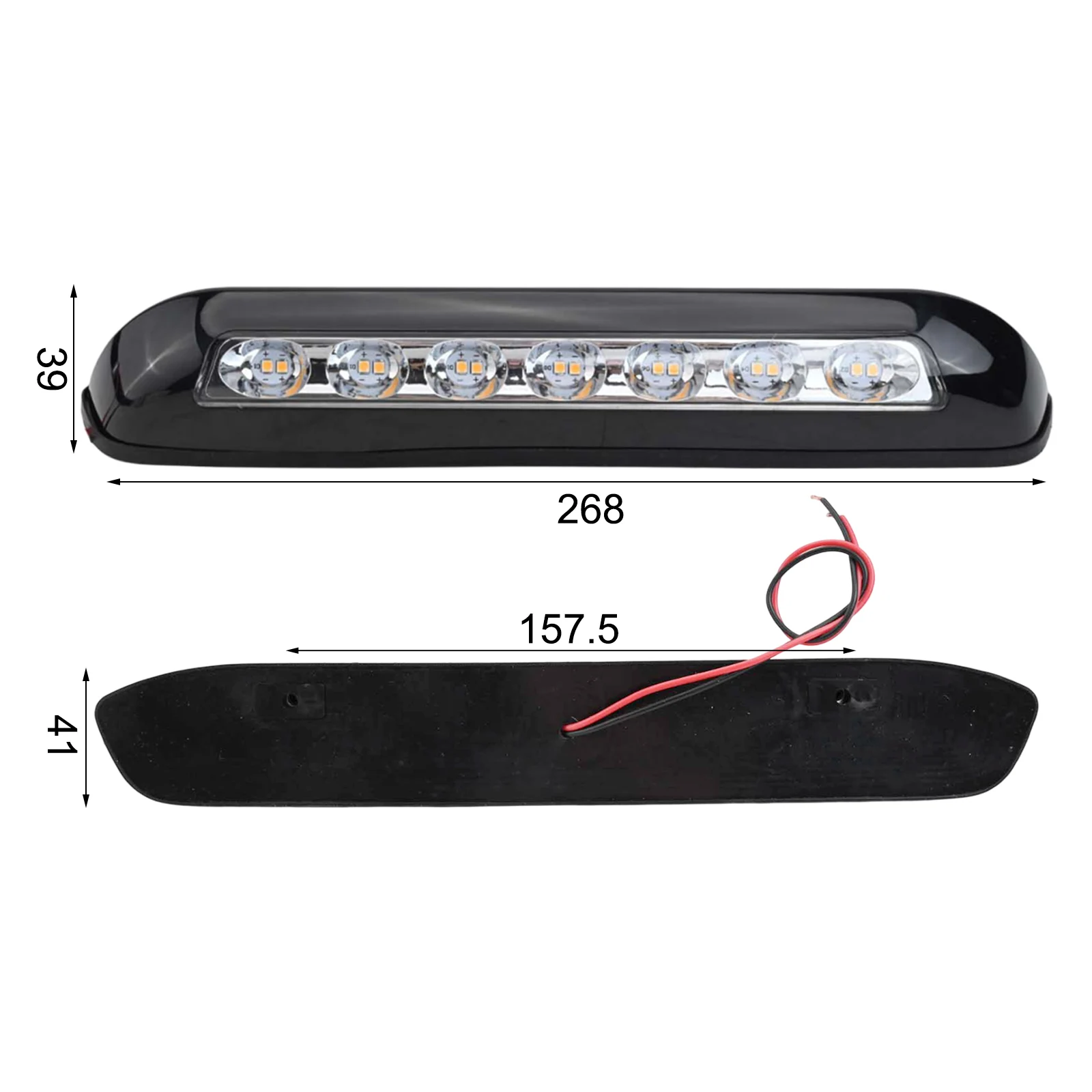 편리한 외부 LED RV LED 조명 변형 없음 빠른 설치 외부 LED 조명 V 방수 보트
