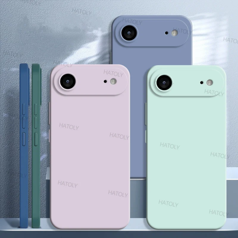 Luxury Shockproof TPU Liquid Silicone Protective Cover Case