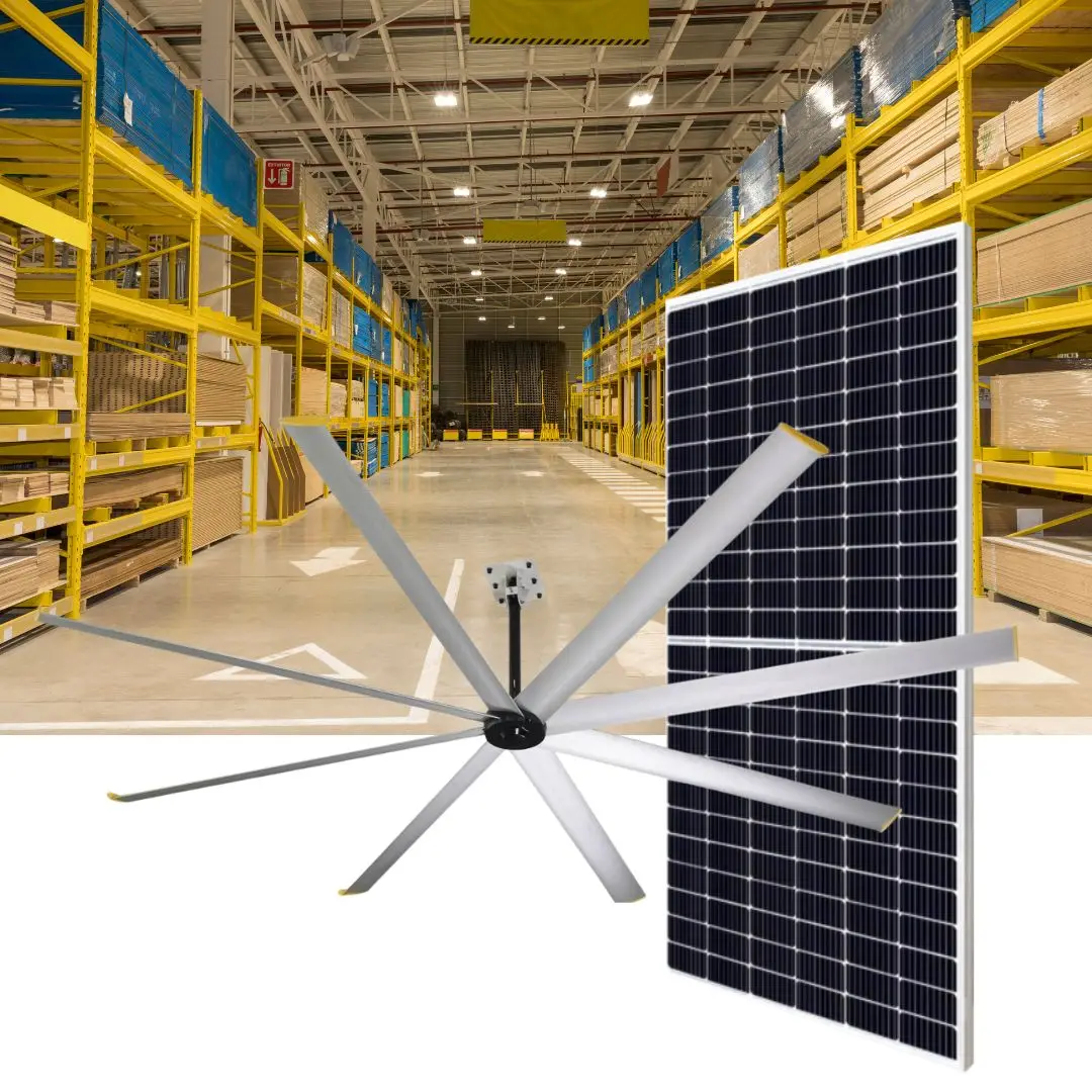 HVLS DC Large Industrial Ceiling Fan for Warehouse 2