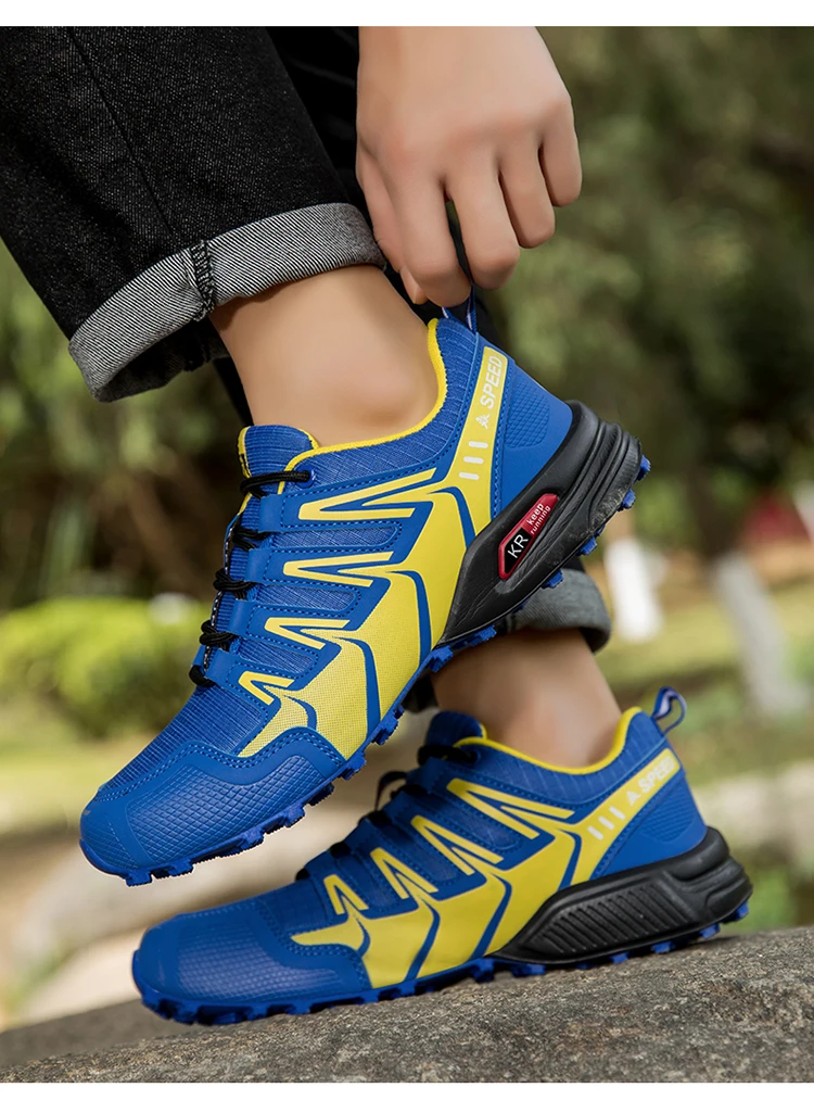 Herren Outdoor Radfahren Sportschuhe Wasserdicht rutschfeste Outdoor Sportschuhe Outdoor Wandern Camping Schuhe Taktische Trainingsschuhe – Detail 17