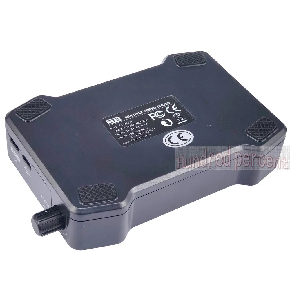 재고 있음 Toolkitrc St8 2.4 Tft 7-28v 8 채널 서보 통합 테스터 4 독립 인터페이스 신호 테스트