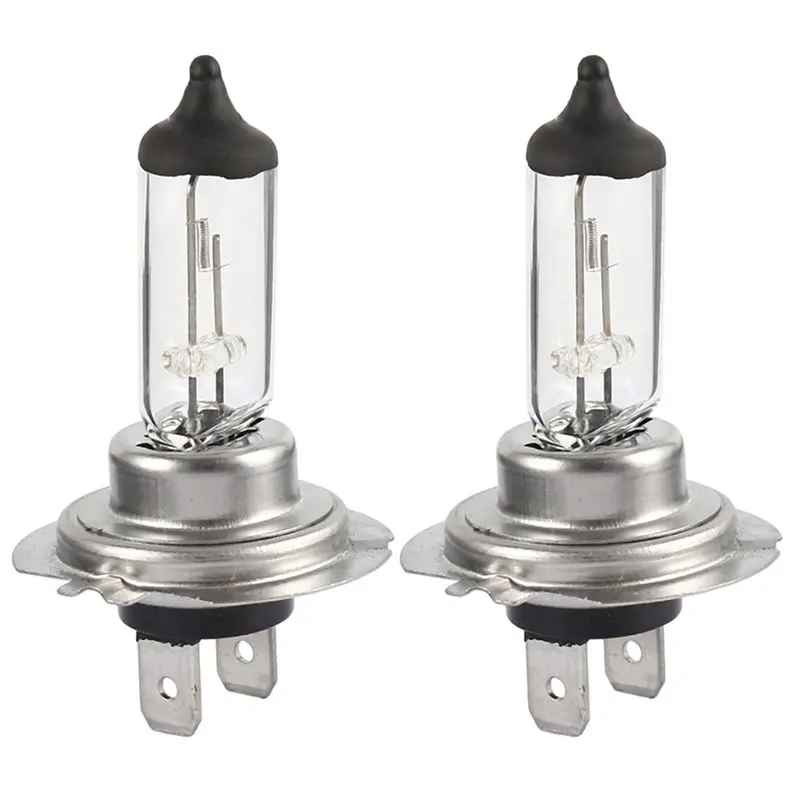 8Pcs 자동차 안개등 H7 할로겐 전구 따뜻한 노란색 빛 2400-2500K 55W 자동차 액세서리 일반 헤드라이트 전구 12V