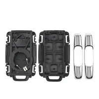 KEYYOU 4ปุ่มสมาร์ทรีโมทคีย์สำหรับ Chevrolet Silverado Colorado GMC Sierra 2014-2106 2017 2018 5