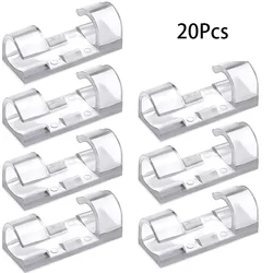 Cable Clips Organizer and Wire Management Holder - 20 - 40PCS Set (20pcs)