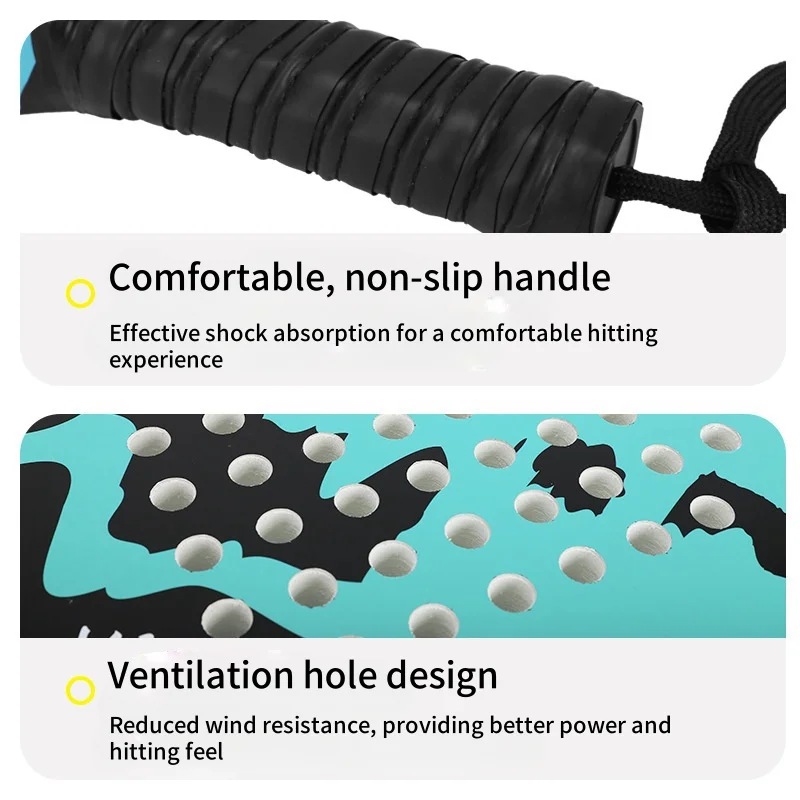 Padel Tennis Rackets,Paddle Tennis Racquets Carbon Fiber with EVA Memory Flex Foam Core,Paddle Racket Lightweight for Pop