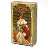 Golden Art Nouveau Tarot Deck Cards with Guidebook Cards Occult Divination Book Sets for Beginners Classic Art Nouveau Style 2
