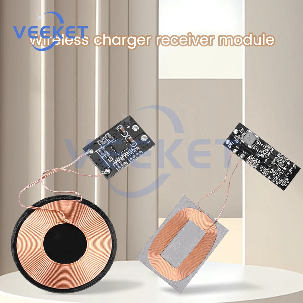 Compact Wireless Charging Module with Electromagnetic Induction