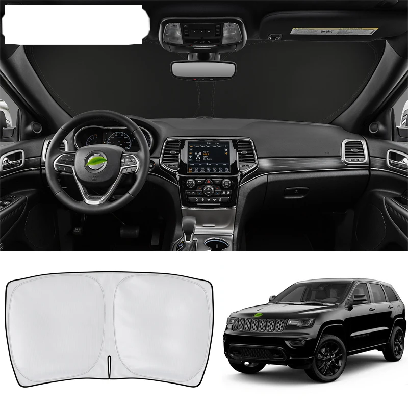 For Jeep Grand Cherokee 2011- Car Styling Nano-Insulat Windshield Sunshade Front Window Sun Shade UV Protectio Sunshades
