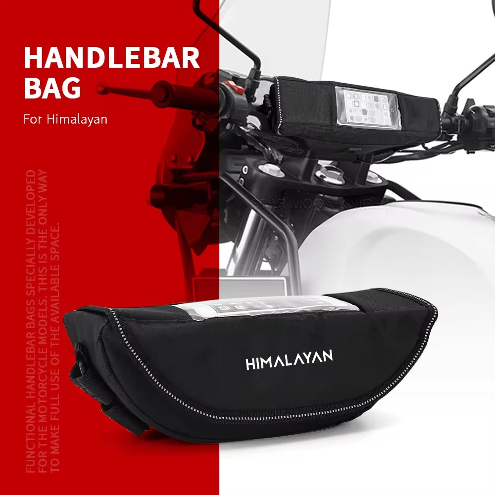 Motorcycle Accessories Handlebar bag Waterproof Bag Storage Travel Tool bag Fit For Himalayan Handle Bar Bags