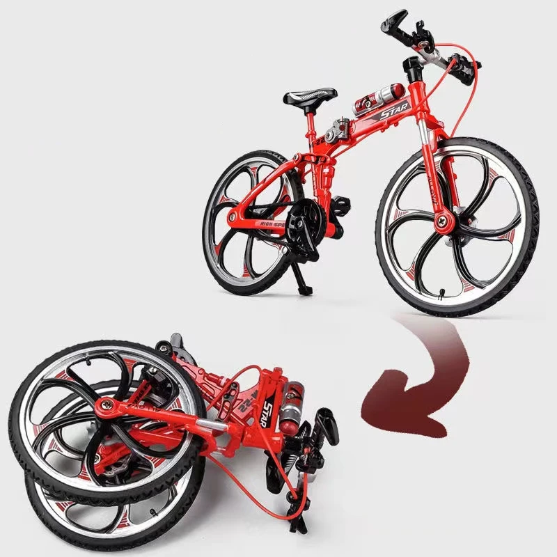 1:10 Mini Finger Mountain Alloy Bicycle Diecast Model Metal