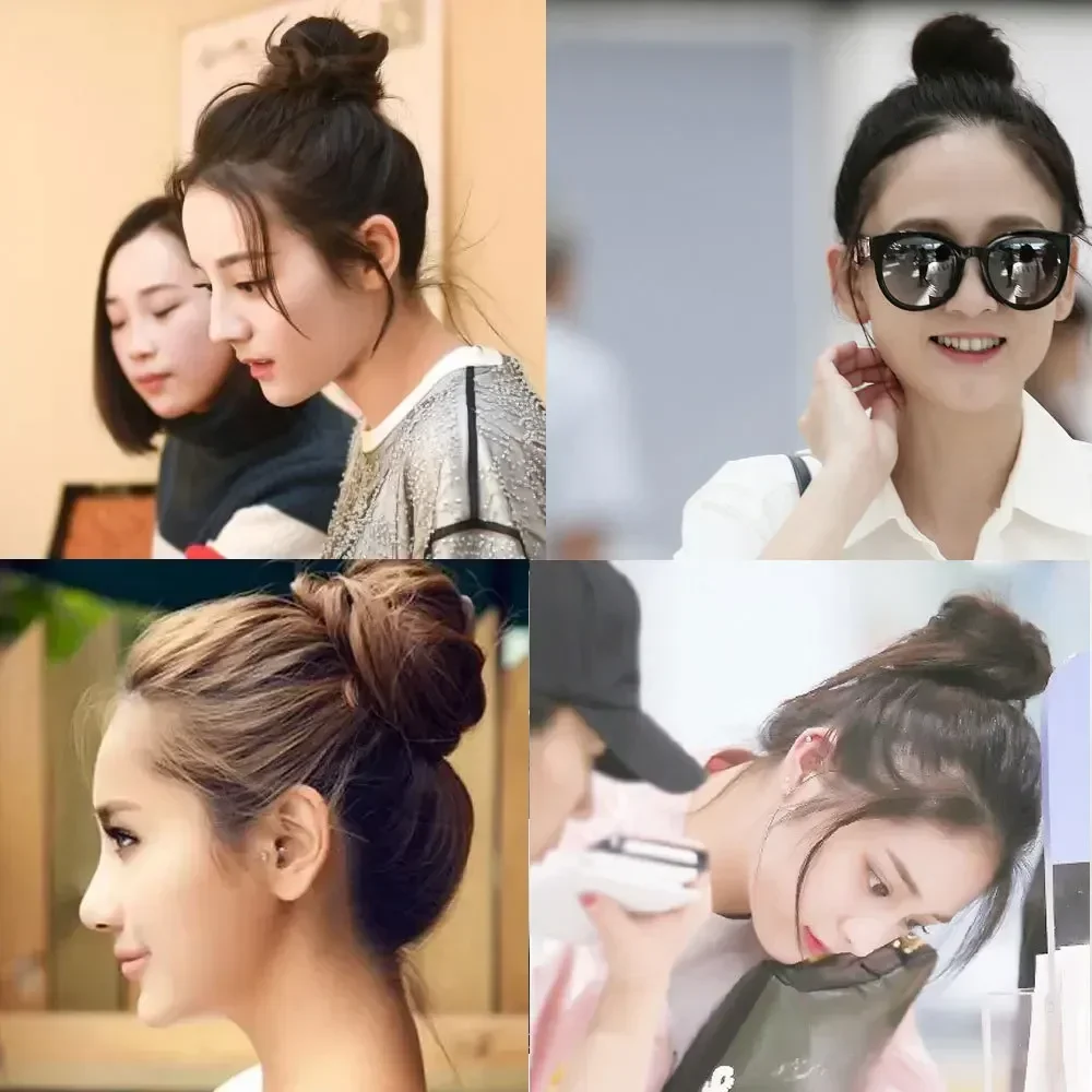 6/8/9.5cm Magic Hair Bun Maker Elegant Women Ladies Girls Magic Shaper Donut Hairbands Ponytail Hair Styling Tools Accessories 4
